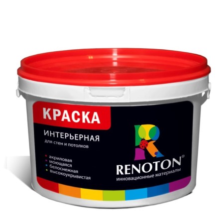 Water-dispersion paint "Renoton" Interior, washing 14kg