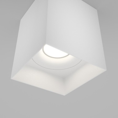 Ceiling light Technical C015CL-01W, 1xGU10, 50W, 9x9x11.5 cm, white color-2