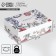 Gift folding box, packaging, "flowers", 21 x 15 x 7 cm