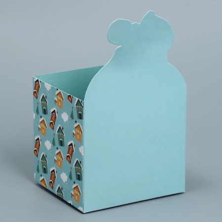 Box for mini-boots "Happy New Year", 12 x 17 x 10 cm, New Year-4