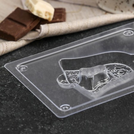 Form for chocolate and sweets Plastic "bell", 15 × 10 × 3 cm, color transparent color-2