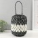 Climber Plastic for 1 candle "zigzag" black and white 11x20x27 cm