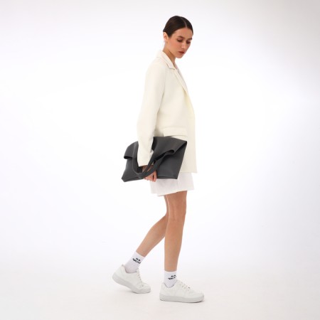Female bag Textura, chover, large size, color gray color-7