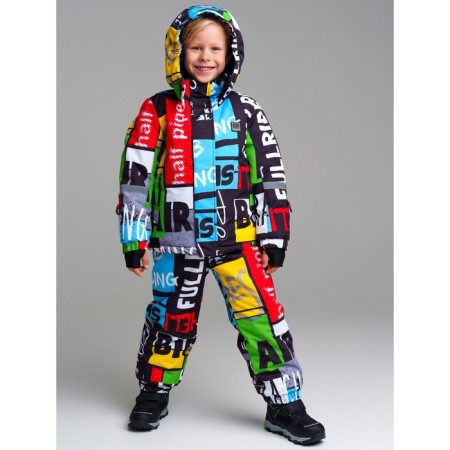 Winter kit for the boy PlayTode: jacket and semi -combineson, height 116 cm