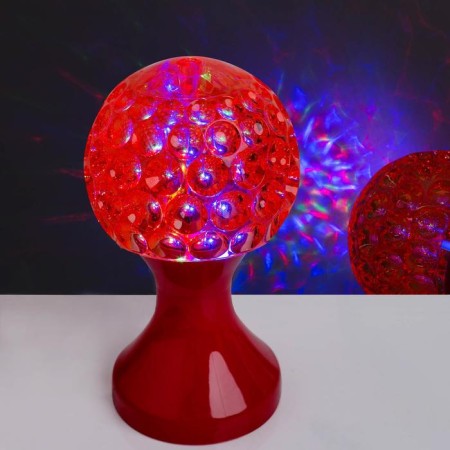 Light device "Cup" 10 cm, glow RGB, 220 V, red