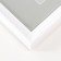 Photo frame Plastic "Gala" 21x30 cm, white (plastic screen)