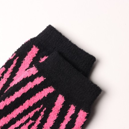 Women's socks "Zebra", color raspberry size 36-40-1