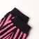Women's socks "Zebra", color raspberry size 36-40