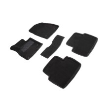 Pile rug for Mazda 3, 2013-, black