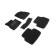 Pile rug for Mazda 3, 2013-, black