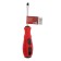 Scrap screwdriver, magnet, two -component handle, SL6 x 75 mm