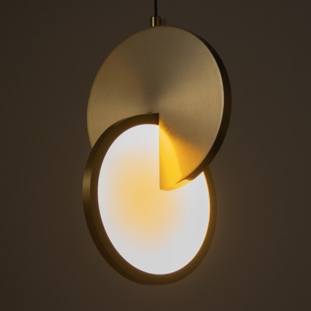 Lamp Bayerlux "Ivil" 1xLED 12W gold 18x18x29-210 cm-3