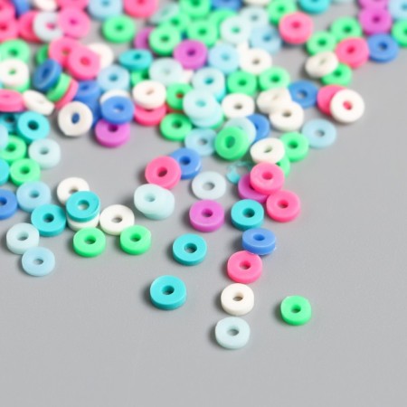 Beads for PVC Creativity "Summer Rings" set ≈ 330 pcs 0.1x0.4x0.4 cm-1