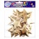 The stars are decorative, set of 12 pcs., Size 1 pc. 5.5 × 5.5 cm, color gold