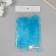 Pen decorative goose downy "Blue Lake" set 40 pcs h = 10-15 cm