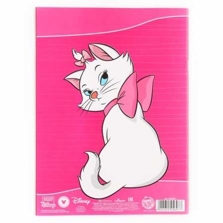Color, A4, 18 sheets, 10 colors, non -unilateral, on paper, 48 g/m², cats aristocrats-4