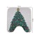 The rug for the toilet "Elepery Christmas tree", anti -slip, size 50x50 cm