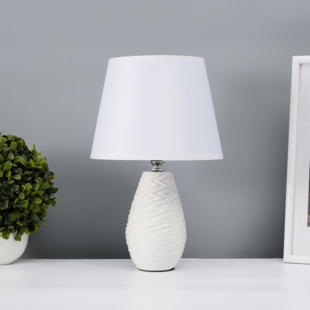 Table lamp "Melly" E14 40W white 19.5x19x, 5x31.5 cm-2