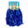 Pompons 2 pcs, the color is blue