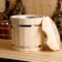 Linden -12l -galley, galvanized insert, with a lid, "Dobroparov"