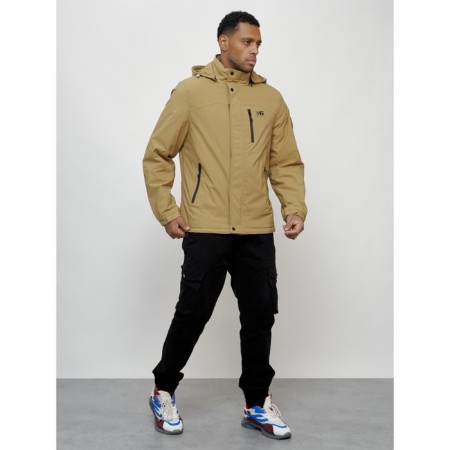 Sports male jacket, size 48, beige color-2