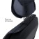 Press on the universal seat Voin Extra, eco -leather, 1pc, orthopedic support, black 777181