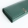 Women's wallet on magnets, green color