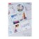 A4 notebook, 80 sheets, ruler, "bright emotions", cover of shallow cardboard, selective matte varnish, block 65 g/m2, 3v mix