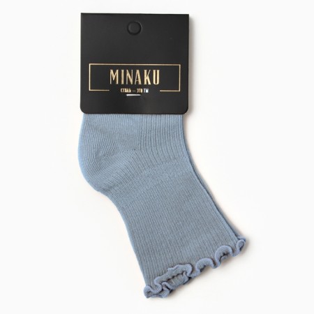 Children's socks minku, blue color, 11-12 cm-2