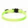 Fitty-cutting collar, with a silver bell, 19-32 x 1 cm, green