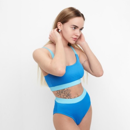 Separate swimsuit, blue color, size 48 (42)-2