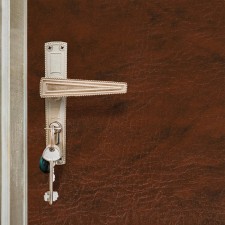 A set of doors upholstery 110 × 205 cm: claim, foam rubber 3 mm, nails, brown, 
