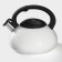 A kettle with a stainless steel whistle Magistro Glow, 3 L, Induction, Soft-Touch handle, white color