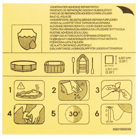 Repair set, waterproof, 10 pcs., 62091 Bestway-1