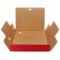 Archival folder with A4 Calligrata ties, 100 mm, micro -frong cardboard, up to 900 sheets, red