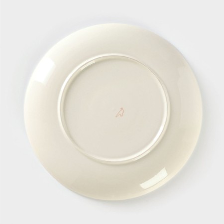Porcelain plate "Pink flower", D = 27 cm-3