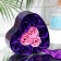 Soap roses, purple and pink, set of 11 pcs.