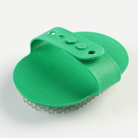 Combuster-arrangement with metal teeth, 13 x 8.5 cm, green-1
