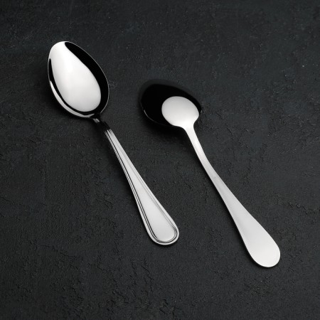 Tablespoon "Rapsodia", 20 cm, thickness 2 mm, silver color