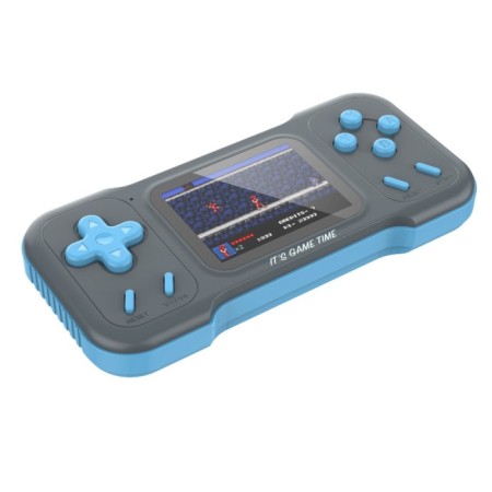 Game console A15, with a gamepad, AV cable, 8 bits, 500 games, gray