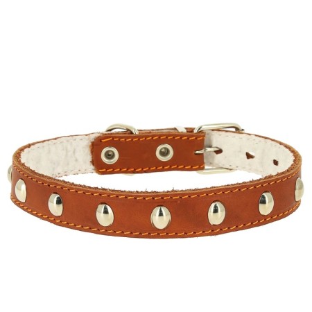 The collar is decorated with synthetic winterizer, Osh 49-58 x 3 cm, mix of flowers
