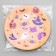 Disposable paper plate "Halloween", 18 cm