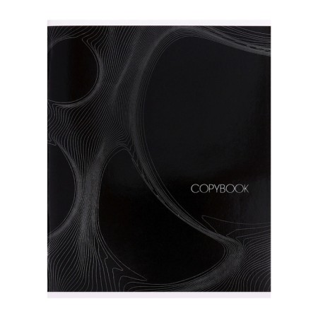 A notebook of 96 sheets in the Calligrata “graphics 2” cage, cover coated cardboard, glossy lamination, block offset mix-3