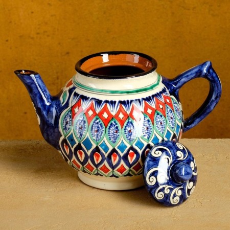 Set Tea Rishtan, 9 objects: kettle 1l., 6 PIAL 9.5cm, candy 23cm, sugarnya 250m-18