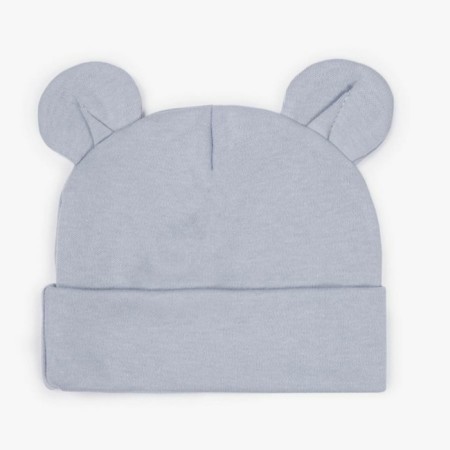 Children's cap Amarobaby Nature Essence Bear, size 38-40, color gray color-3