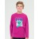 Jumper for boys, height 158 ​​cm, raspberry color