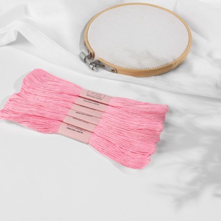 Muline threads 8 ± 1m No. 605 (nab 6 pcs price for nab) pink au-1