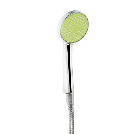 Accoona A7182K bath mixer, two -wound, with shower, silumin, green/chrome-2