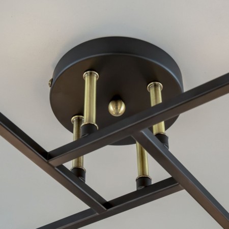 Lamp Citilux "Jerome" CL129245, 49x49x26 cm, 4x75W, E27, Black Color Black-5
