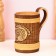 Carp mug, 500 ml, birch bark